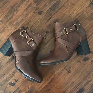 *NEW* Natural Sole Coco Ankle Boots - Brown